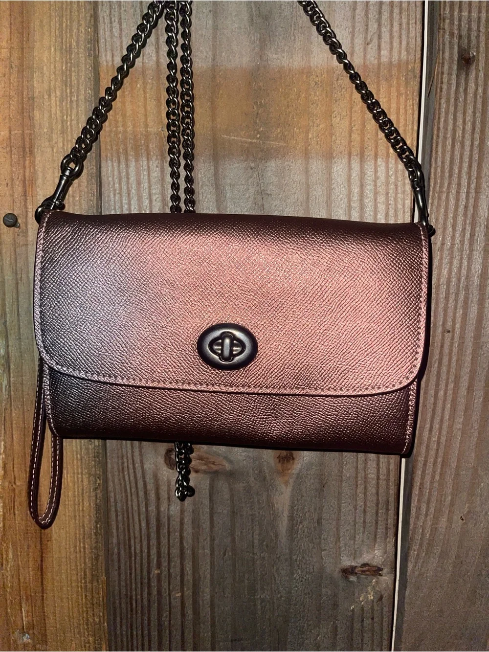 Coach Marlow Turnlock Chain Crossbody bag